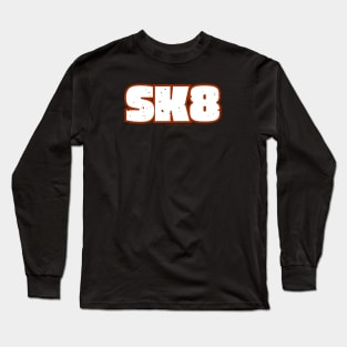 SK8 Fat Vintage Inspired Design Long Sleeve T-Shirt